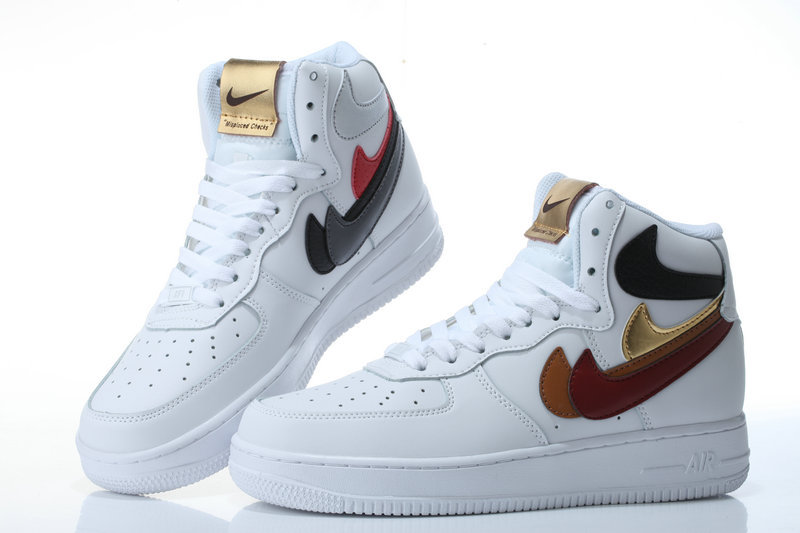 nike air force 1 mid blanc